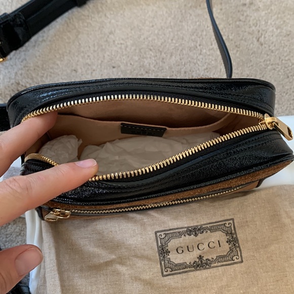 SOLD NEW Gucci Ophidia Suede Belt Bag - Picture 4 of 10